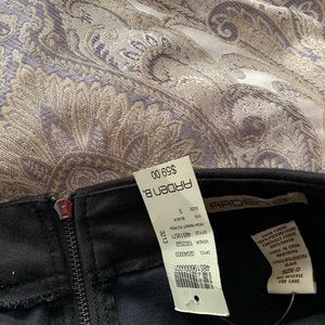 Black Leather-look pencil skirt